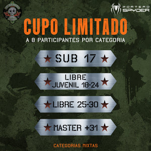INSCRIPCIÓN Spyder Keeper Combat